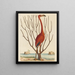 Le fenicottero rosa Phoenicopterus ruber - Mark Catesby — quadro incorniciato alla parete