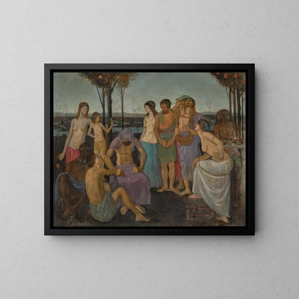 Allégorie - Mark Gertler — quadro incorniciato alla parete
