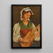 Jeune fille à la mandoline d'après Gino Severini - Mark Gertler — quadro incorniciato alla parete