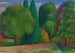 Paesaggio con fila di alberi - Mark Gertler — vista dell’opera