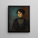 Ritratto dell'artista Sœur Sophie - Mark Gertler — quadro incorniciato alla parete