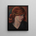 Ritratto di Jean Kemp - Mark Gertler — quadro incorniciato alla parete