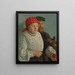 La donna mela e suo marito - Mark Gertler — quadro incorniciato alla parete