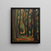 Alberi a Garsington - Mark Gertler — quadro incorniciato alla parete
