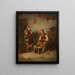 Cordonnier con due bambini - Mark William Langlois — quadro incorniciato alla parete