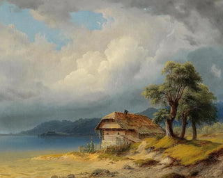 Markus Pernhart - Lake Wrthersee A Fishing Hut.webp