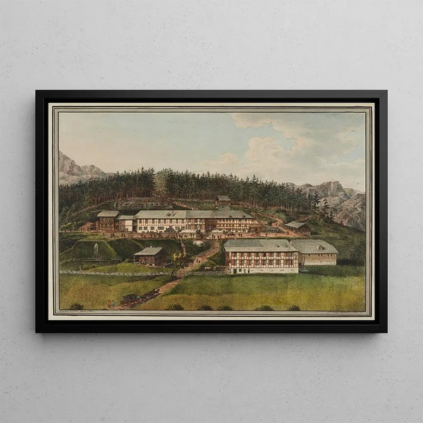 Marquard Wocher - Ve des Bains du Gourniguel dans le Canton de Berne.webp