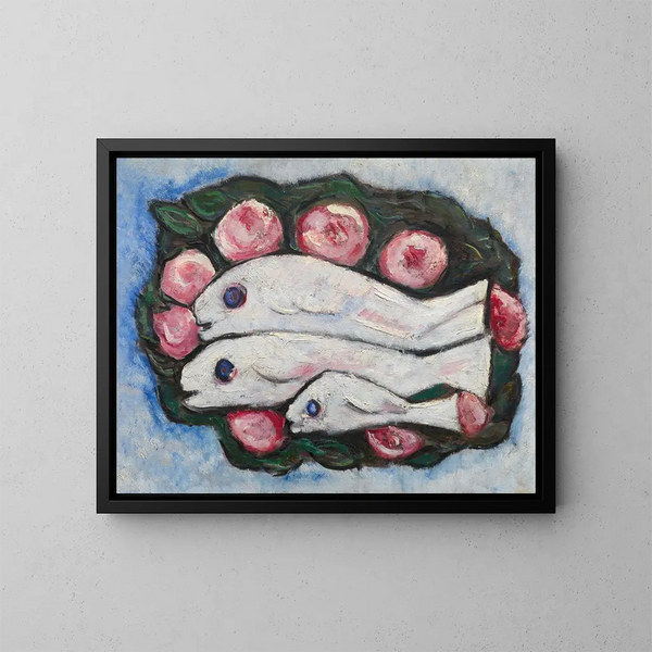 Banquet dans le silence - Marsden Hartley — quadro incorniciato alla parete