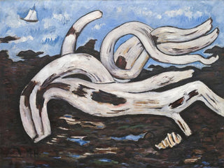 in legno galleggiante sul Bagaduce - Marsden Hartley — vista dell’opera