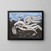 in legno galleggiante sul Bagaduce - Marsden Hartley — quadro incorniciato alla parete