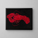 Homard su sfondo nero - Marsden Hartley — quadro incorniciato alla parete