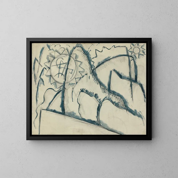 n° 8 - Marsden Hartley — quadro incorniciato alla parete