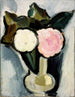 Fleurs roses et blanches dans un vase - Marsden Hartley — vista dell’opera