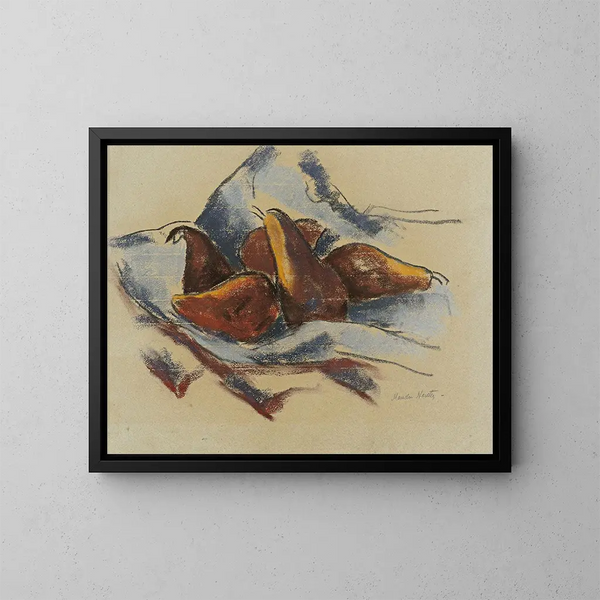 Nature morte con pere - Marsden Hartley — quadro incorniciato alla parete