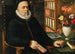 L Ritratto di un erudito, probabilmente Carolus Clusius (Charles de L'Escluse), Arras 1526-1609, Leyde - Marten Van Valckenborch — vista dell’opera