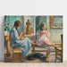Riproduzione del dipinto Marthe e Nono Cousant in un Interno - Henri Lebasque