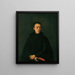 Ritratto del canonico Wdl - Martin Johann Schmidt — quadro incorniciato alla parete