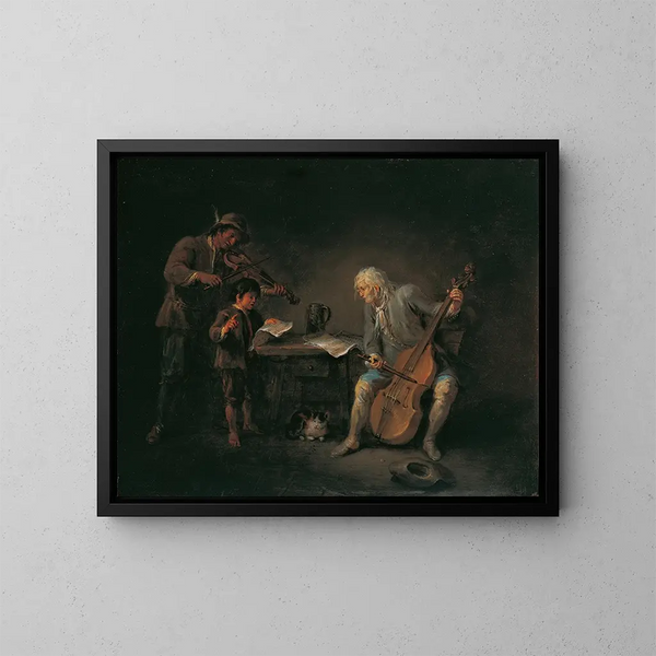 Musiciens - Martin Johann Schmidt — quadro incorniciato alla parete