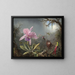 Orchidea Cattleya e tre colibrì - Martin Johnson Heade — quadro incorniciato alla parete