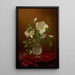 Roses Cherokee dans un vase en verre - Martin Johnson Heade — quadro incorniciato alla parete