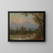 Scène sud-americana con una capanna - Martin Johnson Heade — quadro incorniciato alla parete
