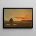 Tramonto sui Prati di Newburyport - Martin Johnson Heade — quadro incorniciato alla parete