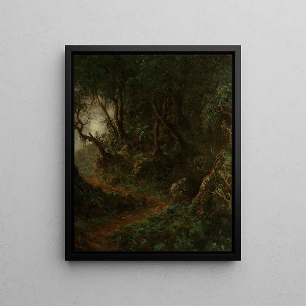 Martin Johnson Heade - Tropical Greenery Tropical Landscape.webp