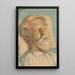 Breitner sur son lit de mort - Martin Monnickendam — quadro incorniciato alla parete