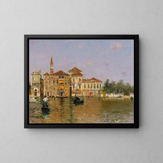 Venezia - Martín Rico y Ortega — quadro incorniciato alla parete