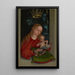 Vierge à l'Enfant à une fenêtre - Martin Schongauer — quadro incorniciato alla parete