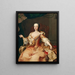 L'archiduchesse Marie Christine - Martin van Meytens — quadro incorniciato alla parete