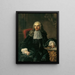 Ritratto di M. Johann Christoph Freiherr von Bartenstein - Martin van Meytens — quadro incorniciato alla parete