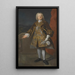 Carl Gustaf Tessin 1695-1770 - Martin van Meytens — quadro incorniciato alla parete