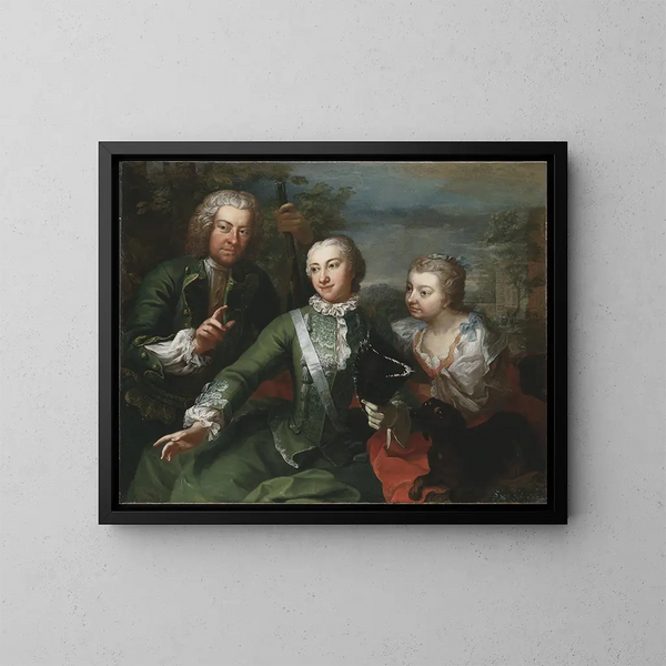 Ulla Sparre af Sundby e Brita Stina Sparre - Martin van Meytens — quadro incorniciato alla parete