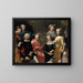 Gruppo familiare - Martin van Meytens — quadro incorniciato alla parete