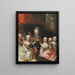 Giuseppe II in qualità di principe ereditario con sei fratelli e sorelle - Martin van Meytens — quadro incorniciato alla parete