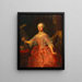 Marie-Thérèse in regina d'Ungheria - Martin van Meytens — quadro incorniciato alla parete