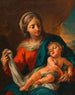 La Vierge à l'Enfant Jésus - Martino Altomonte — vista dell’opera