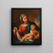 La Vierge à l'Enfant Jésus - Martino Altomonte — quadro incorniciato alla parete