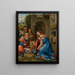 L'Adorazione dei pastori - Martino Piazza da Lodi — quadro incorniciato alla parete