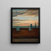Vista di Copenaghen al tramonto - Martinus Rørbye — quadro incorniciato alla parete