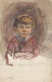 Portrait d'enfant de face - Martinus van Andringa — vista dell’opera