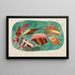 Conchiglie nelle alghe - Mary Altha Nims — quadro incorniciato alla parete