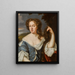 Ritratto di una dama - Mary Beale — quadro incorniciato alla parete
