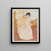 Carezza materna - Mary Cassatt — quadro incorniciato alla parete