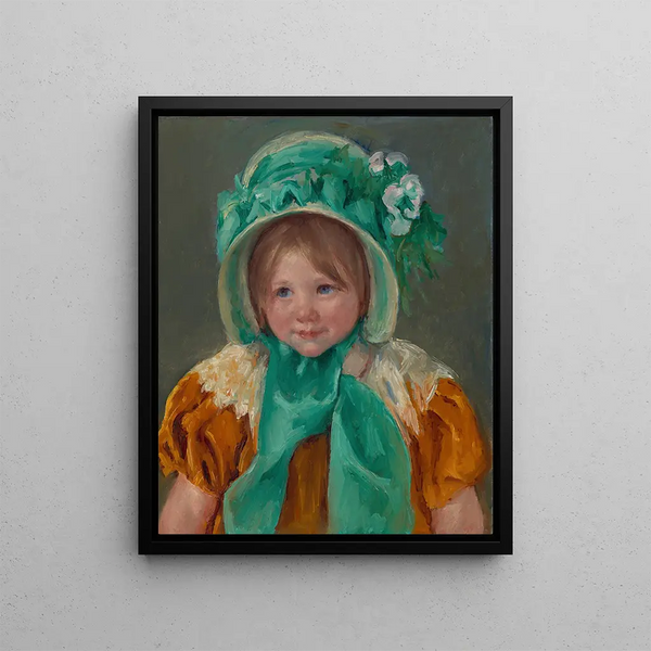 Mary Cassatt - Sara in a Green Bonnet.webp