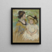 Simone seduta sull'erba accanto a sua madre - Mary Cassatt — quadro incorniciato alla parete
