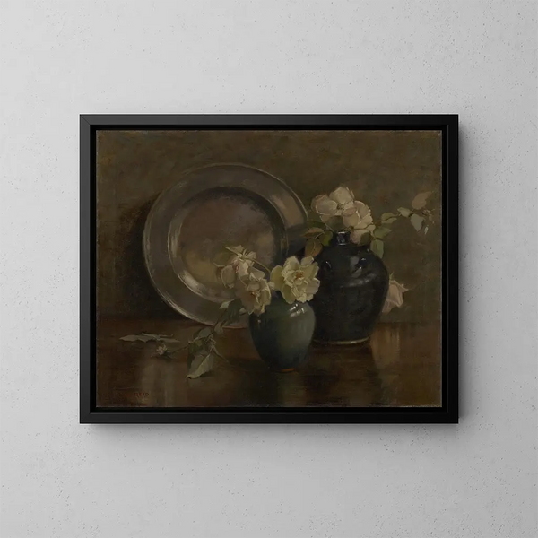 Un'analisi in grigio - Mary Hiester Reid — quadro incorniciato alla parete