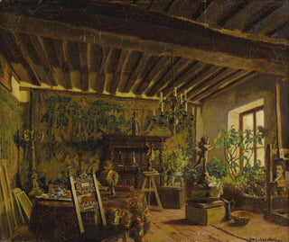 Mary Macmonnies Low - Frederick MacMonnies in his studio.webp