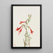 Fuchsia della California Zauschneria californica - Mary Vaux Walcott — quadro incorniciato alla parete